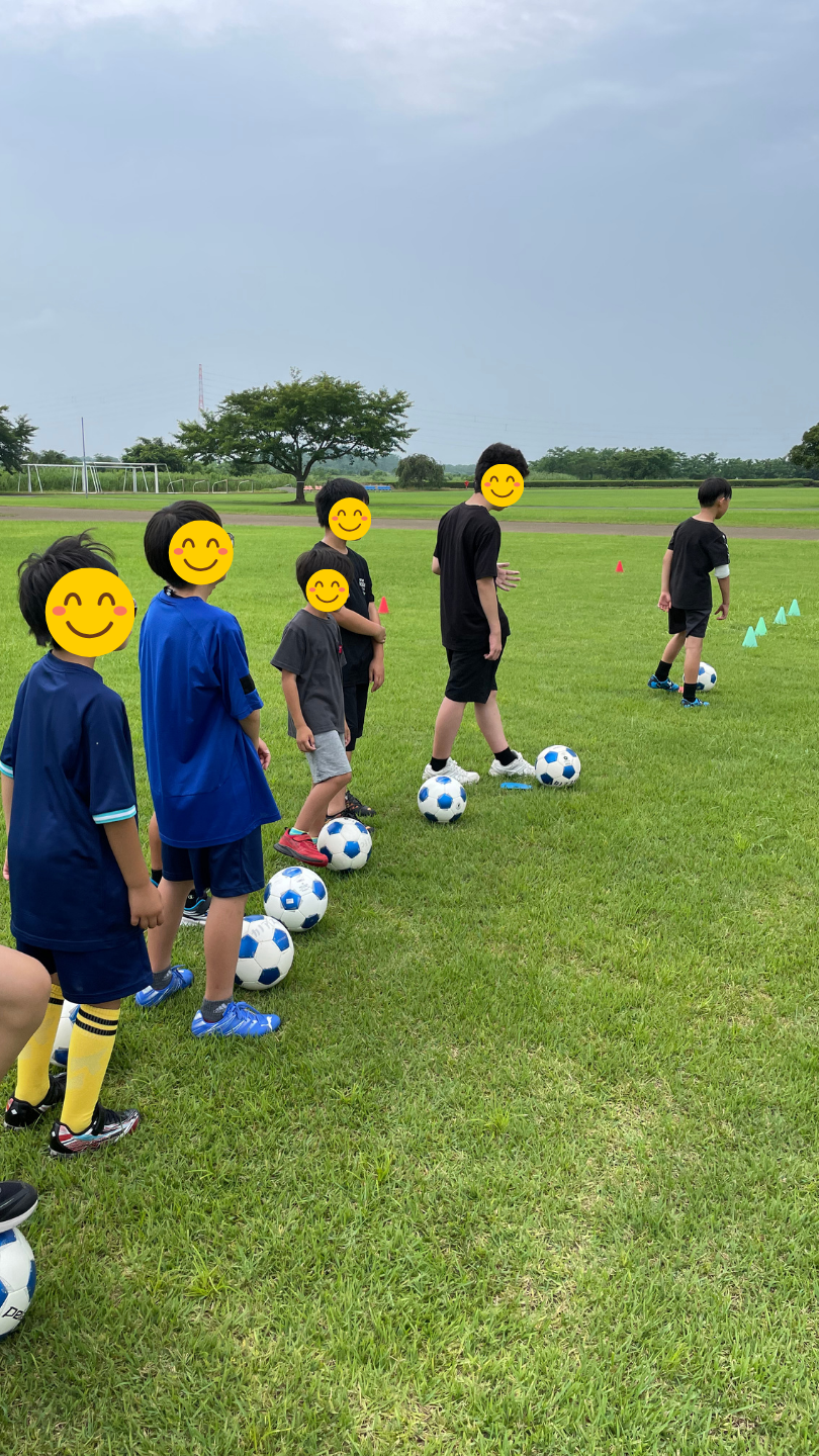 小雨でも元気にサッカー＆野球⚽️