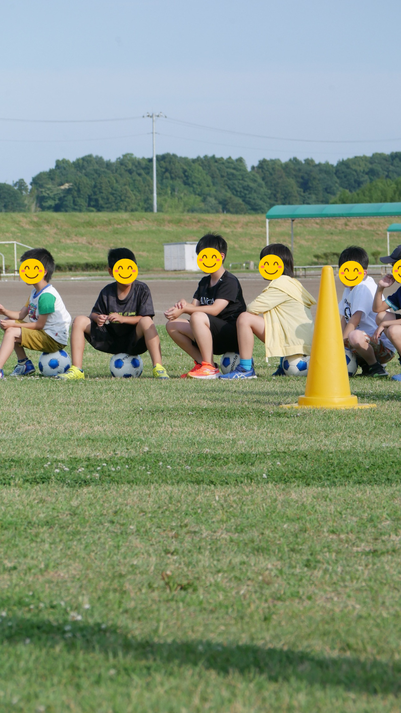 暑さに負けず全力シュート！⚽