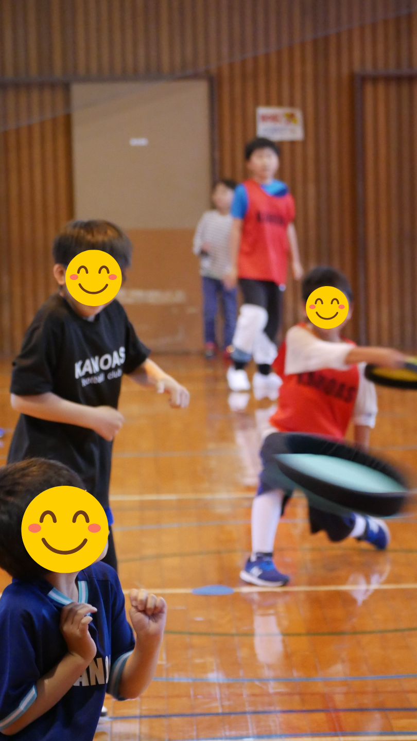 ドッチビーで集中力アップ
