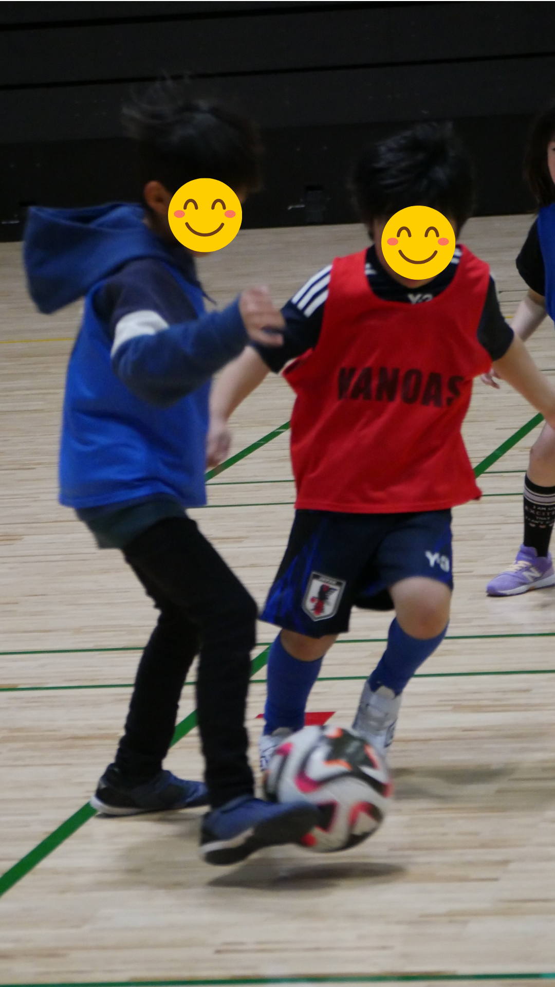 「○○くん、パス!」名前を呼んで楽しくサッカー✨