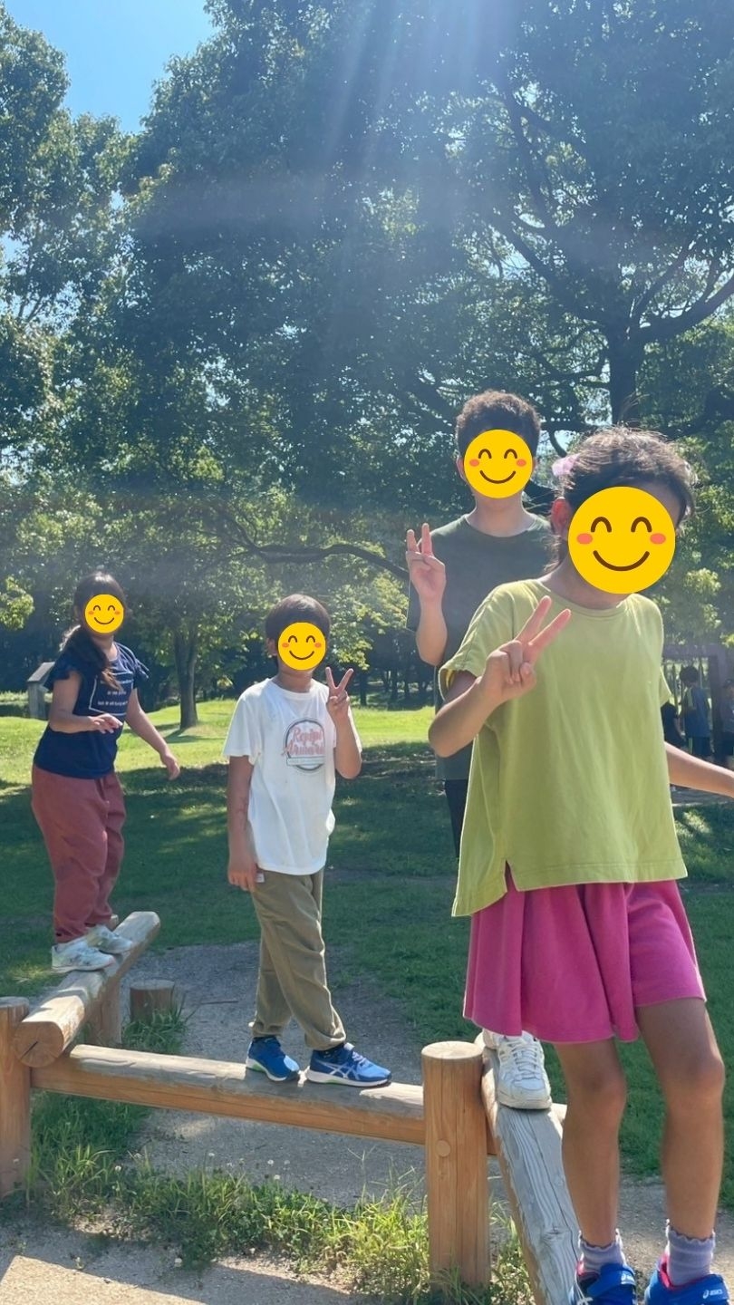 わんぱく公園で元気いっぱい